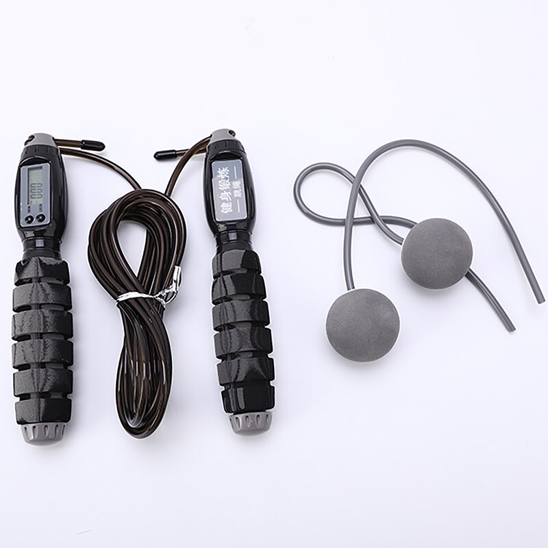 2.9m Jump Rope with Electronic Counter Adjustable Fast Speed Counting Skipping Rope Workout Equipments: 02