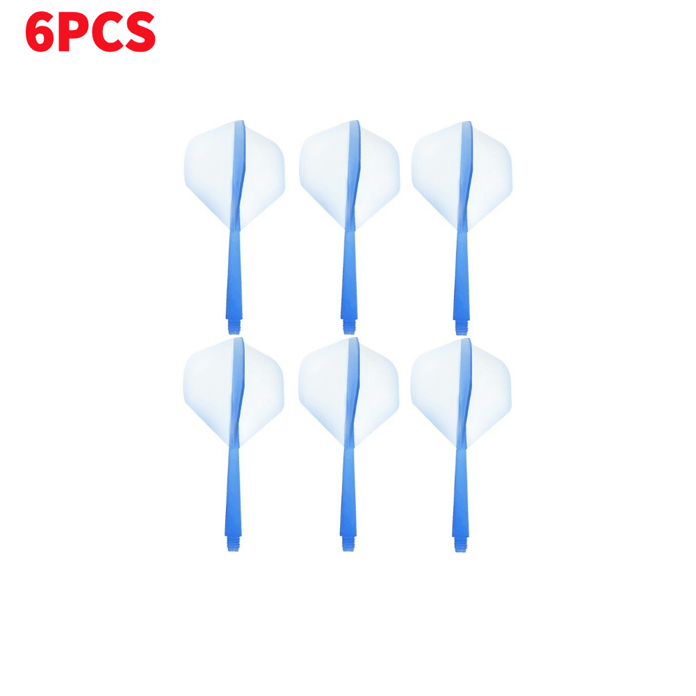 Vols et arbres de fléchettes intégrés, 3 à 15 pièces, fléchettes professionnelles Anti-chute, arbre et vols intégrés en plastique, accessoire de fléchettes: green