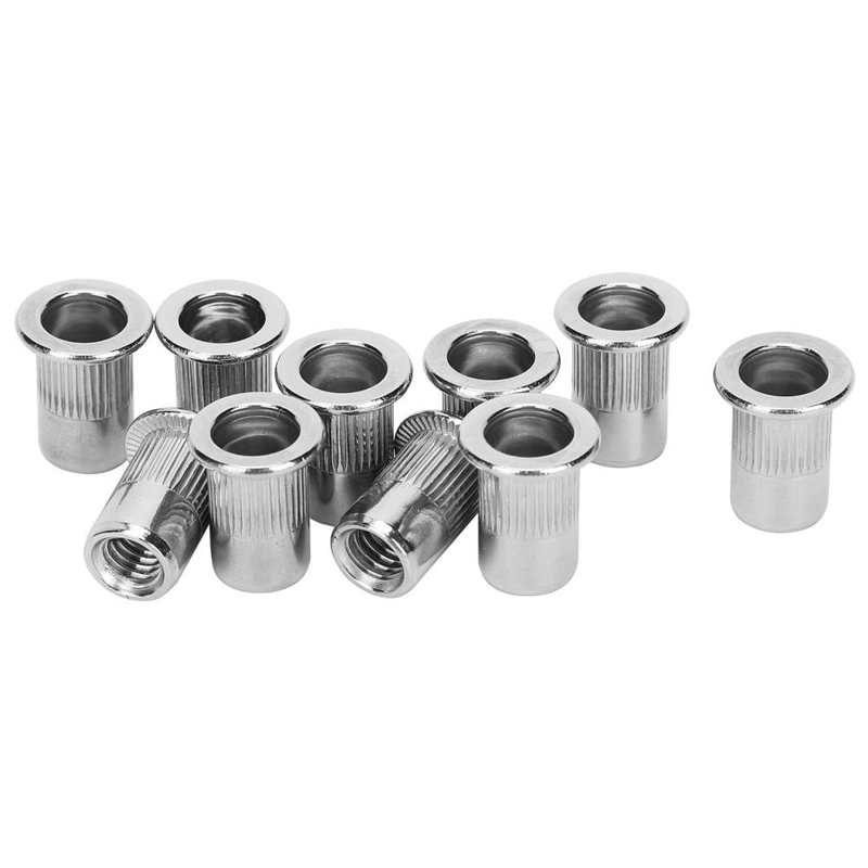 stainless steel insert for hardware repair tools metric threaded inserts Blind Riveting Nuts Set Stainless Steel Ribbed