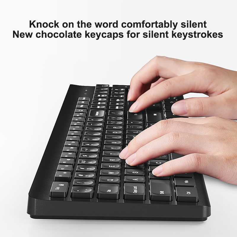 Wireless Gaming Keyboard Mouse Set 2.4G Wireless Migic Keyboard Gamer Mouse Combo For Macbook Xiaomi HP Silent Computer Keyboard