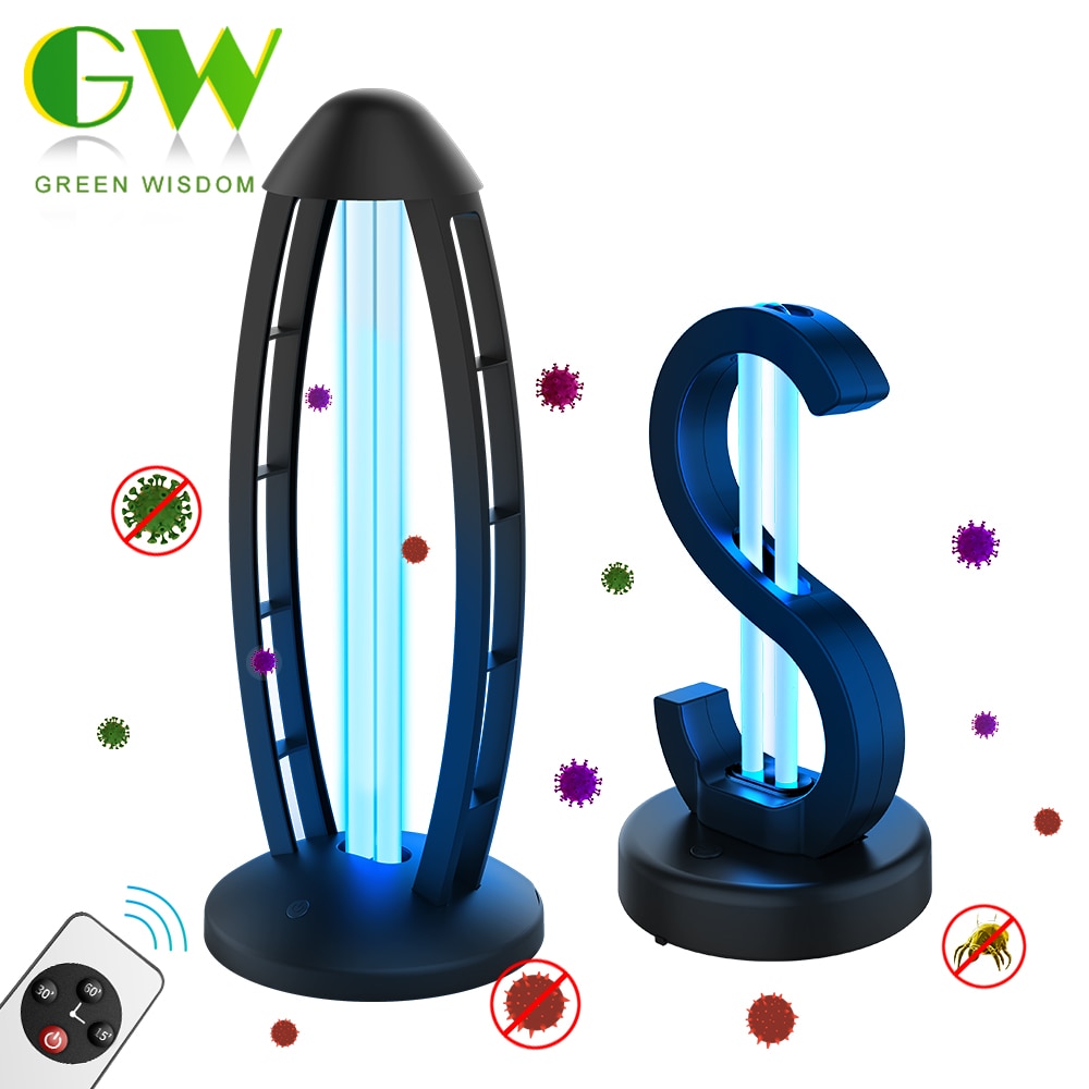 Ultraviolet kvarts lampe timing bakteriedræbende lys uvc bakteriedræbende desinfektionslampe 110v / 220v uv sterilisator dræbe mide luft ren