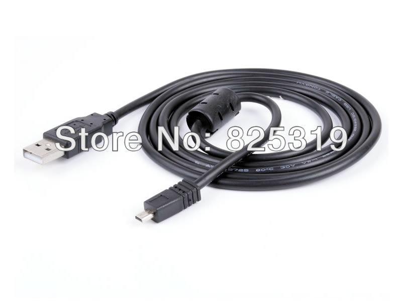 Cable de datos USB de 8 pines para OLYMPUS FE-20, FE20, FE3010, FE-310, FE310, FE-3010, FE320, FE-320, FE330, FE-330, FE340, FE-340, FE350