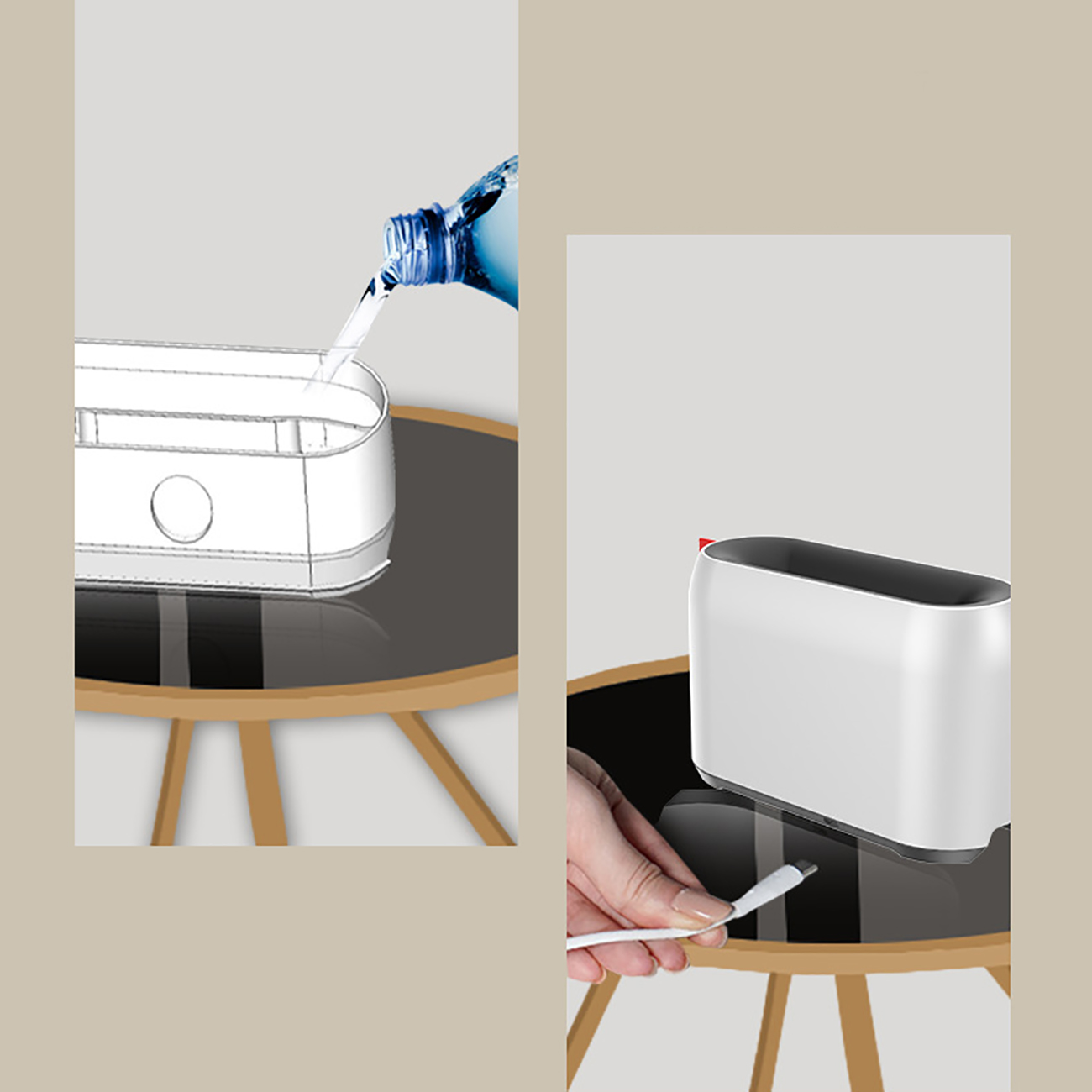 200ML Flame Air Humidifier USB Remote Control Aromatherapy Humificador Diffuser Three-speed Timing Humidifier Home Decor