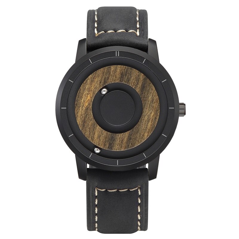 EUTOUR Magnet Uhren männer uhr frauen uhren Lässig Quarzuhr Einfache Männer Minimalistischen Holz zifferblatt