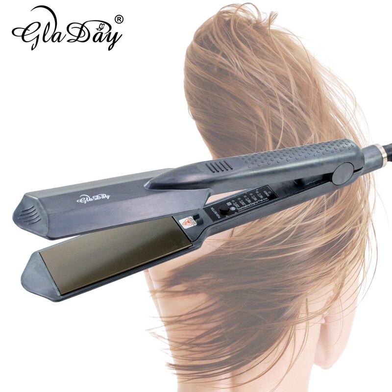 Fer à lisser nano-titane, fer plat, outils de coiffure pour salon, lisseur avec prise eu 100-240v