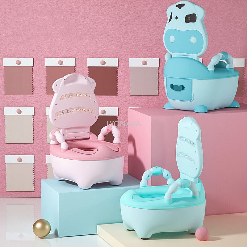 Siège de formation pour garçons et filles, Pot pour enfants, chaise de Pot ergonomique, toilettes confortables, brosse de nettoyage gratuite