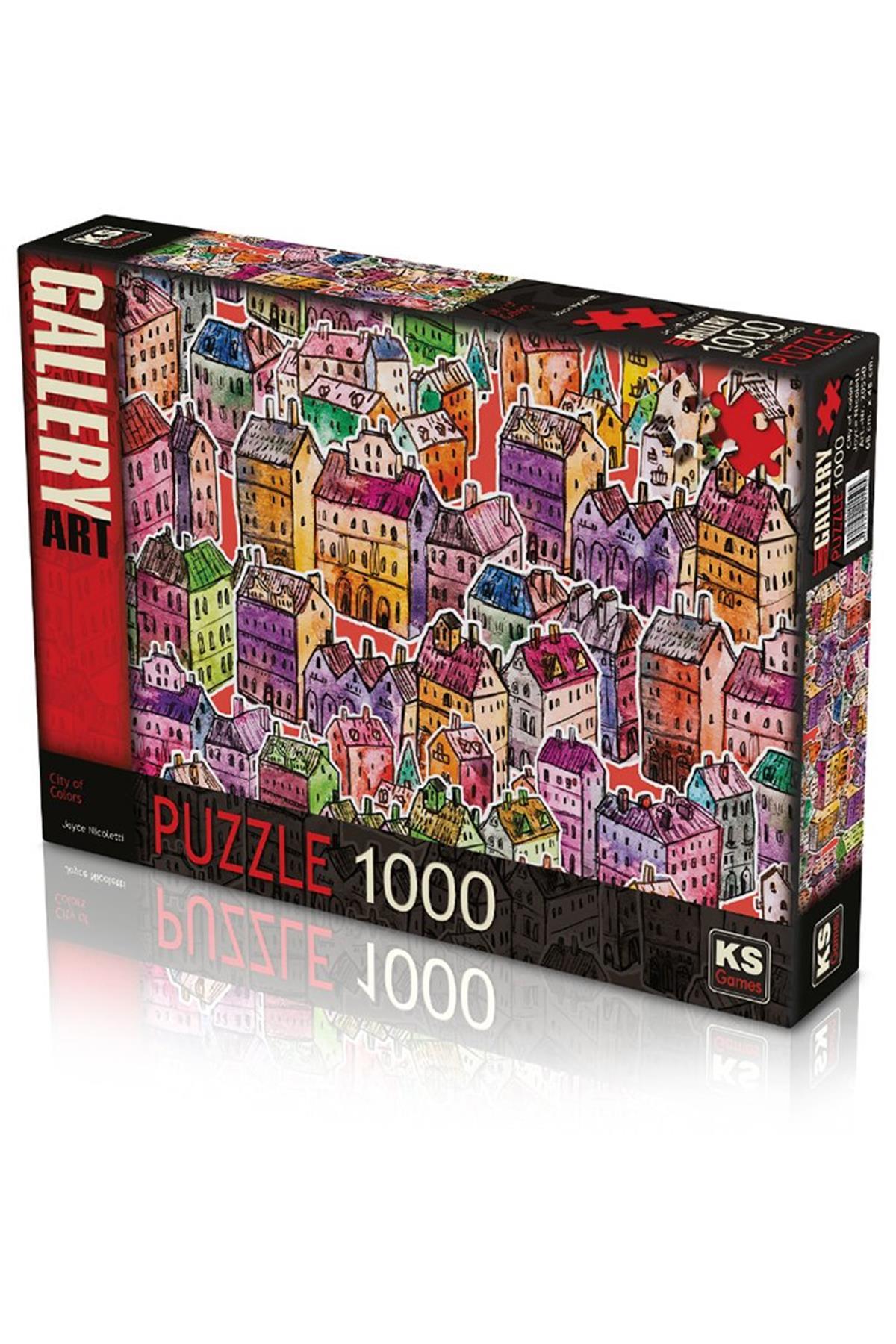 Puzzle de Ciudad de colores, 20550, 1000