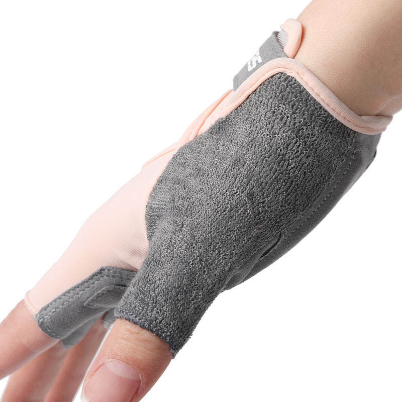 Gants de sport haltérophilie Fitness cyclisme demi doigt Protection solaire haltère glace soie hommes femmes Yoga gants antidérapants