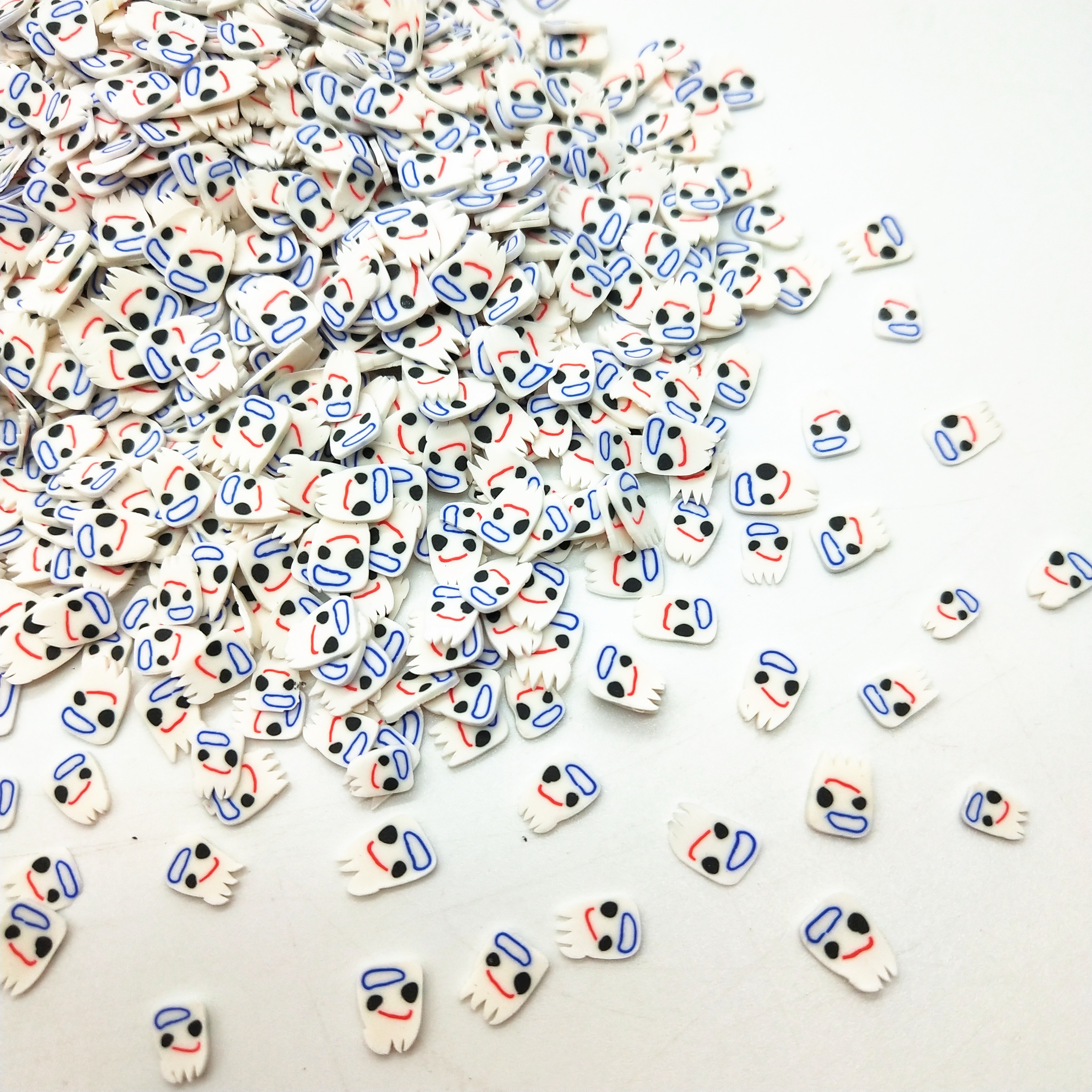 20g/lot White Man Polymer Clay for DIY Crafts 5mm Plastic Klei Mud Particles Clays