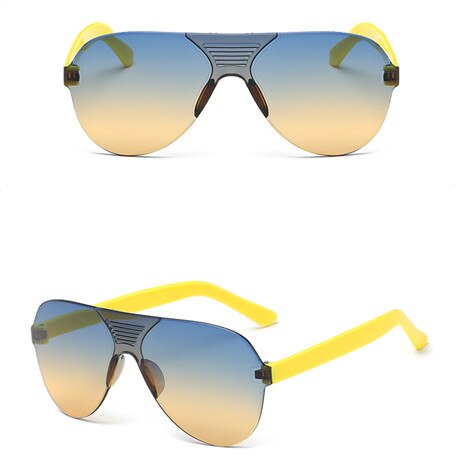 ASUOP neue freundlicher sonnenbrille jungen und mädchen retro brille klassische UV400 runde farbe gläser: AV2