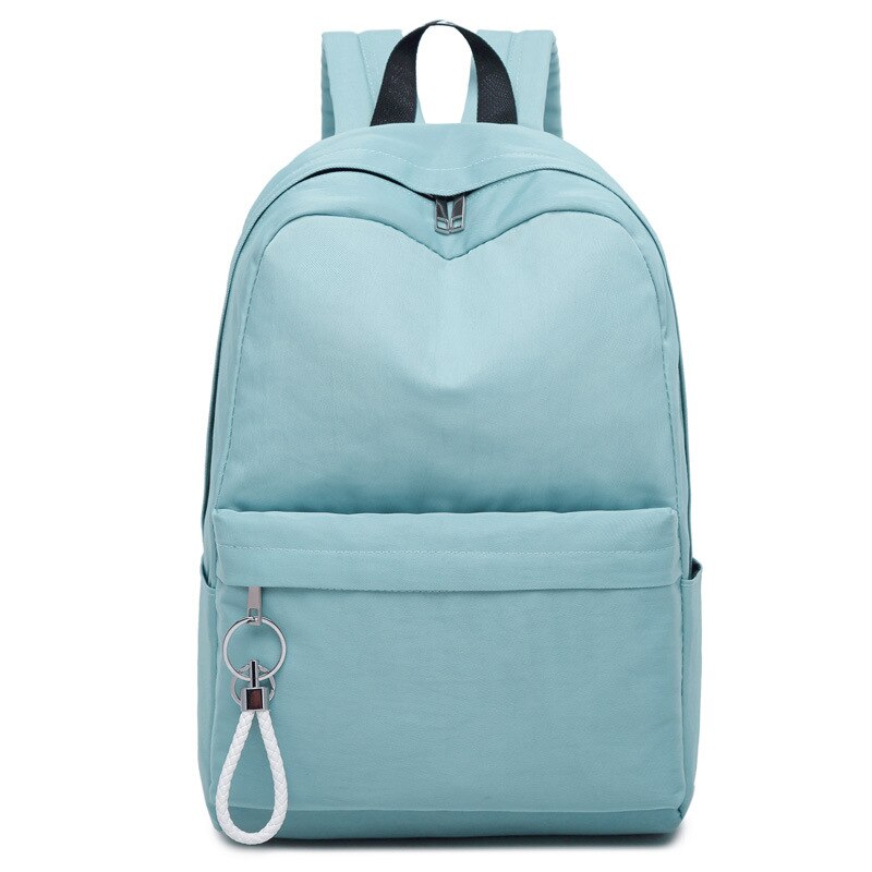 Zaino per le donne 2020 stile college della ragazza impermeabile sacchetti di scuola per le ragazze adolescenti sacchetto di spalla delle donne borse da viaggio zaini: Light blue