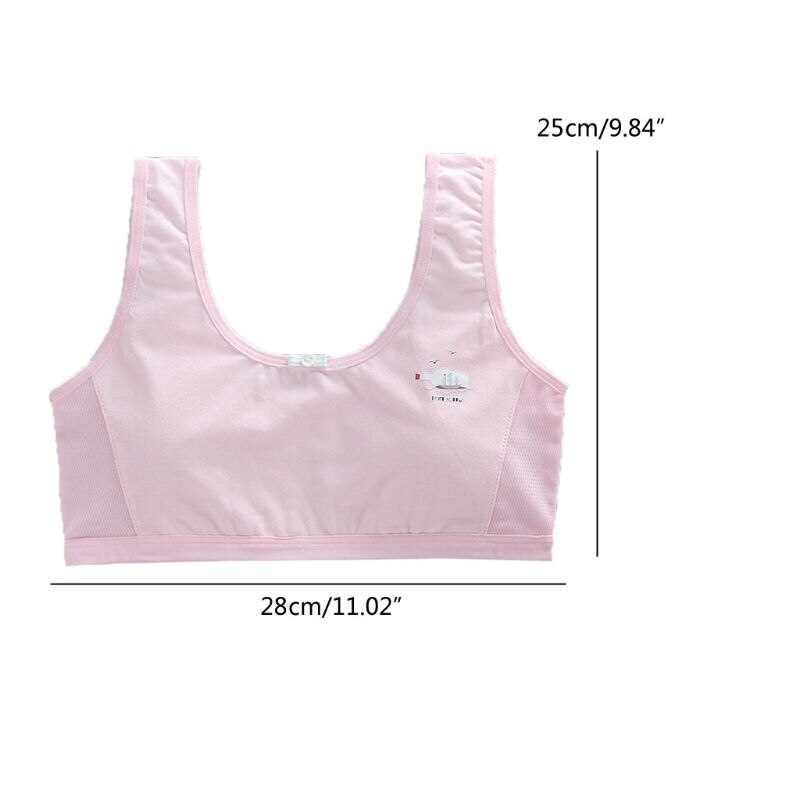 Ado fille sport soutien-gorge haut pour enfants sous-vêtements jeune puberté formation Lingerie pour adolescentes vêtements 7-16Y