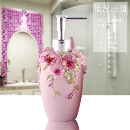 Harz Verpackung Lotion Flasche Anzug Europäischen Stil Kreative drücken Sannitizer Ersatz Flasche Dusche Gel Haushalt Verpackung: verrotten