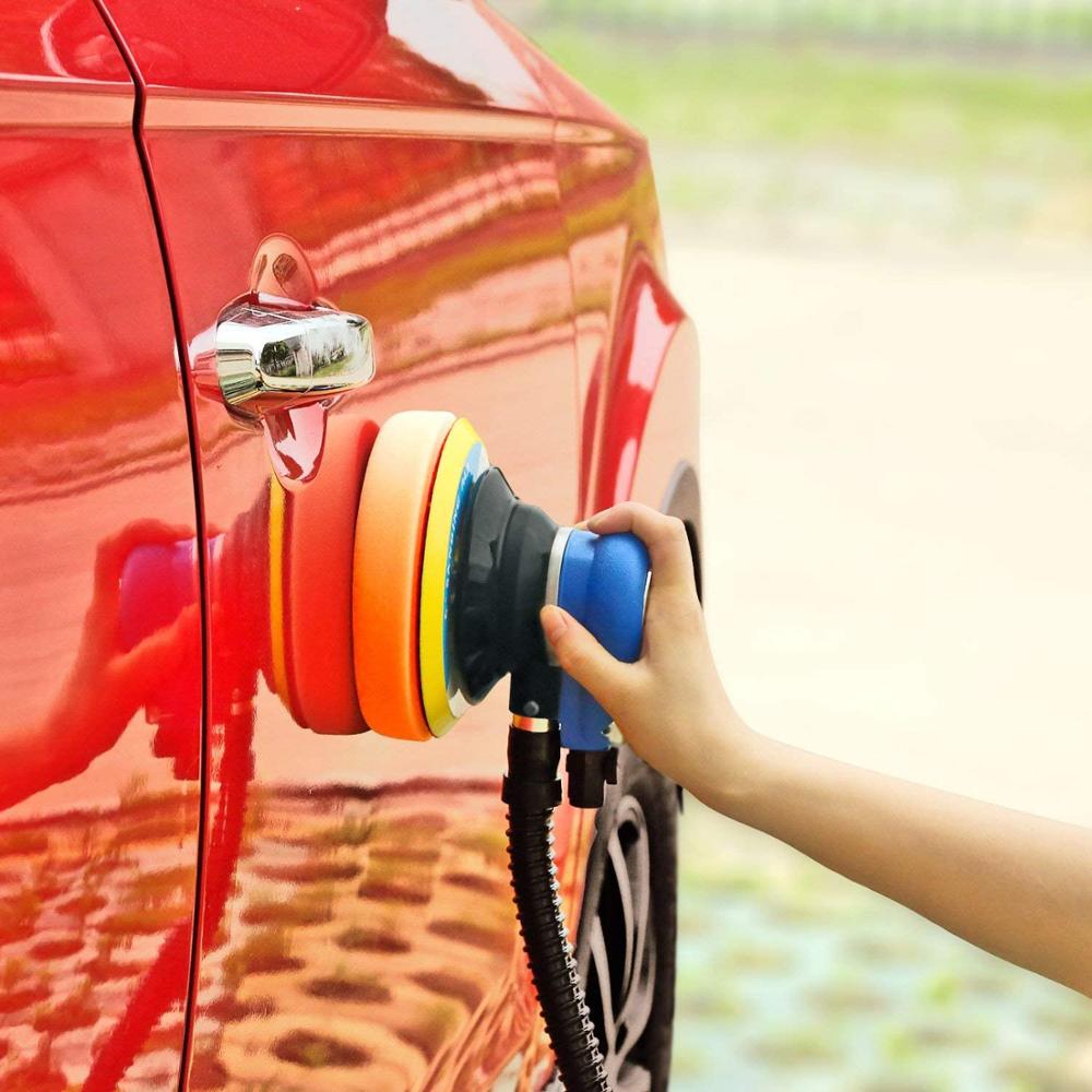 6 tum 10000 rpm max bilpolerare lackvårdsverktyg pneumatisk luftslipmaskin elektrisk träbearbetningsslipmaskin polermaskin polermaskin