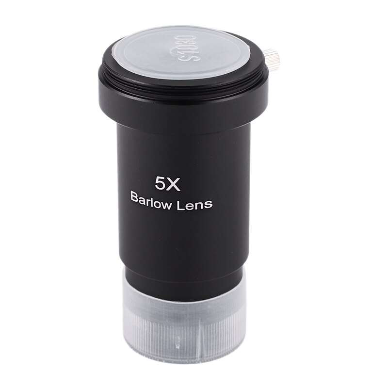 Aluminiumlegering 5x astronomische telescoop oculair barlow lens 1.25 inch astronomische telescoop accessoires