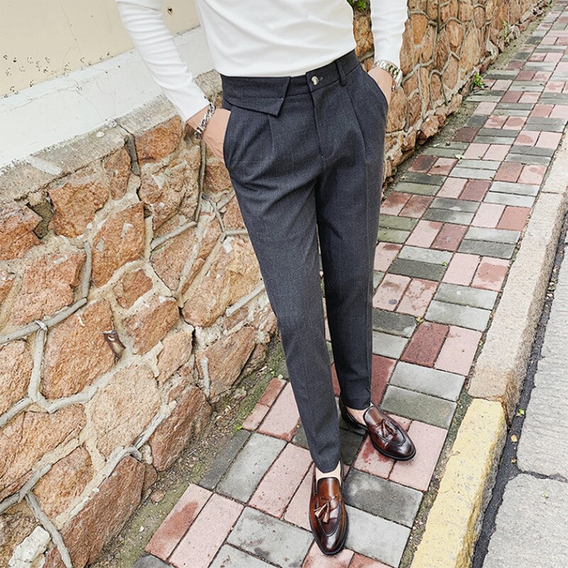 produkte Männlichen herbst Casual bleistift hosen herren business anzug hose/Mann kleidung 29-36: GRAY / 34