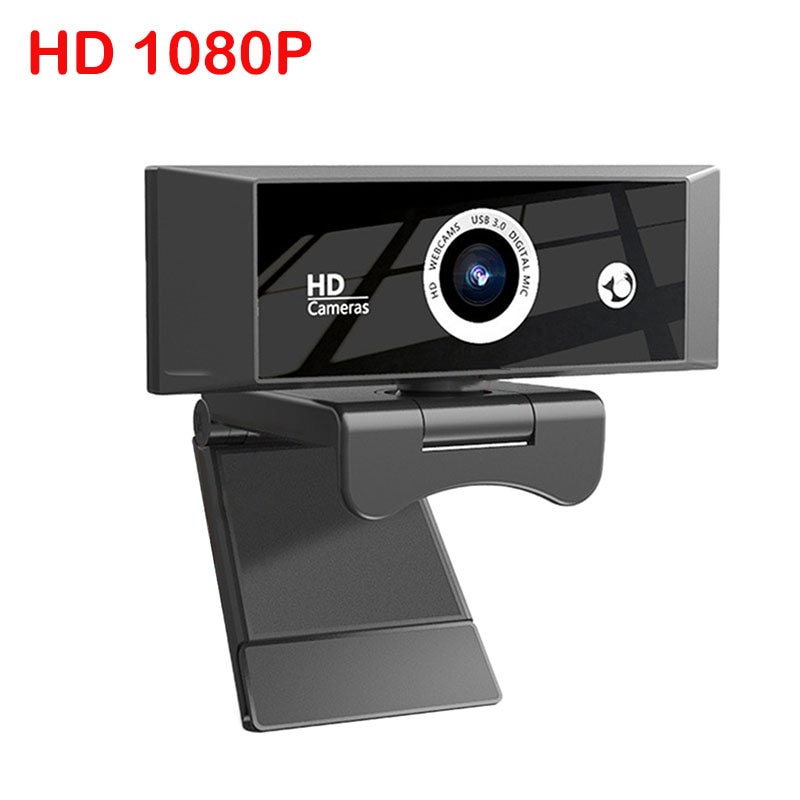 Webcam 1080P Full HD Web Camera With Built-in Mic Rotatable PC Desktop Web Camera Cam For PC Computer Video Recording Work