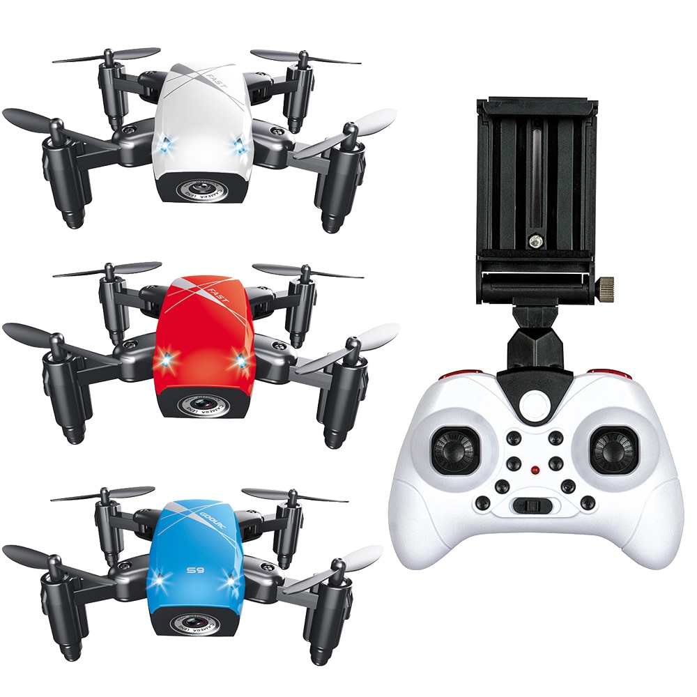 Rc Drone, s9HW Mini Opvouwbare Drone Met Hd S9 Camera/Rc Quadcopter Wifi Fpv/Micro Pocket Drone Vliegtuigen