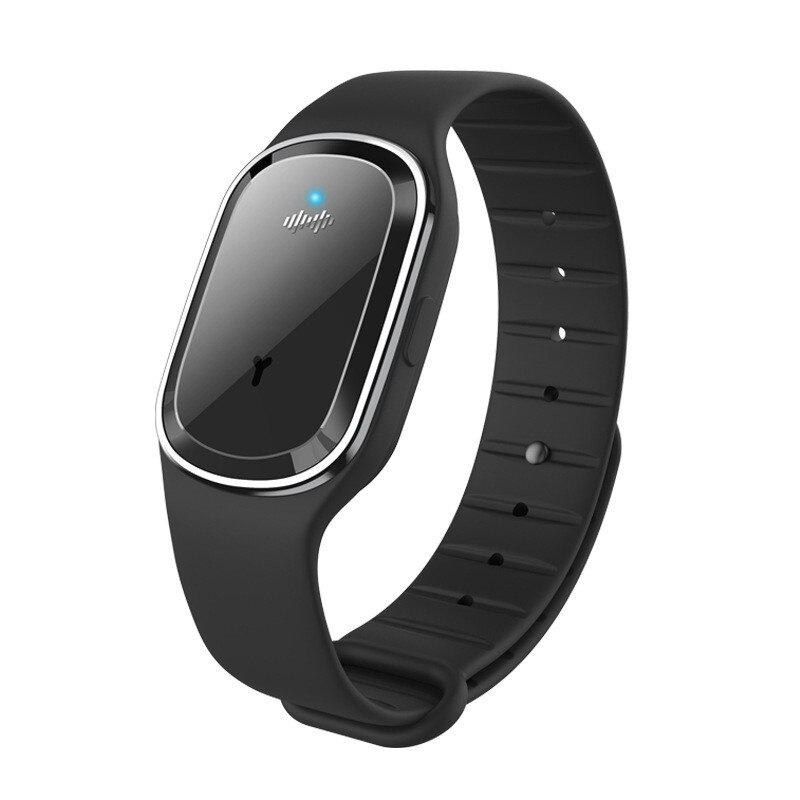 Ultra-sônico repelente de mosquito natural pulseira à prova dwaterproof água pragas insetos ao ar livre crianças anti mosquito inseto pulseira de pulso: black