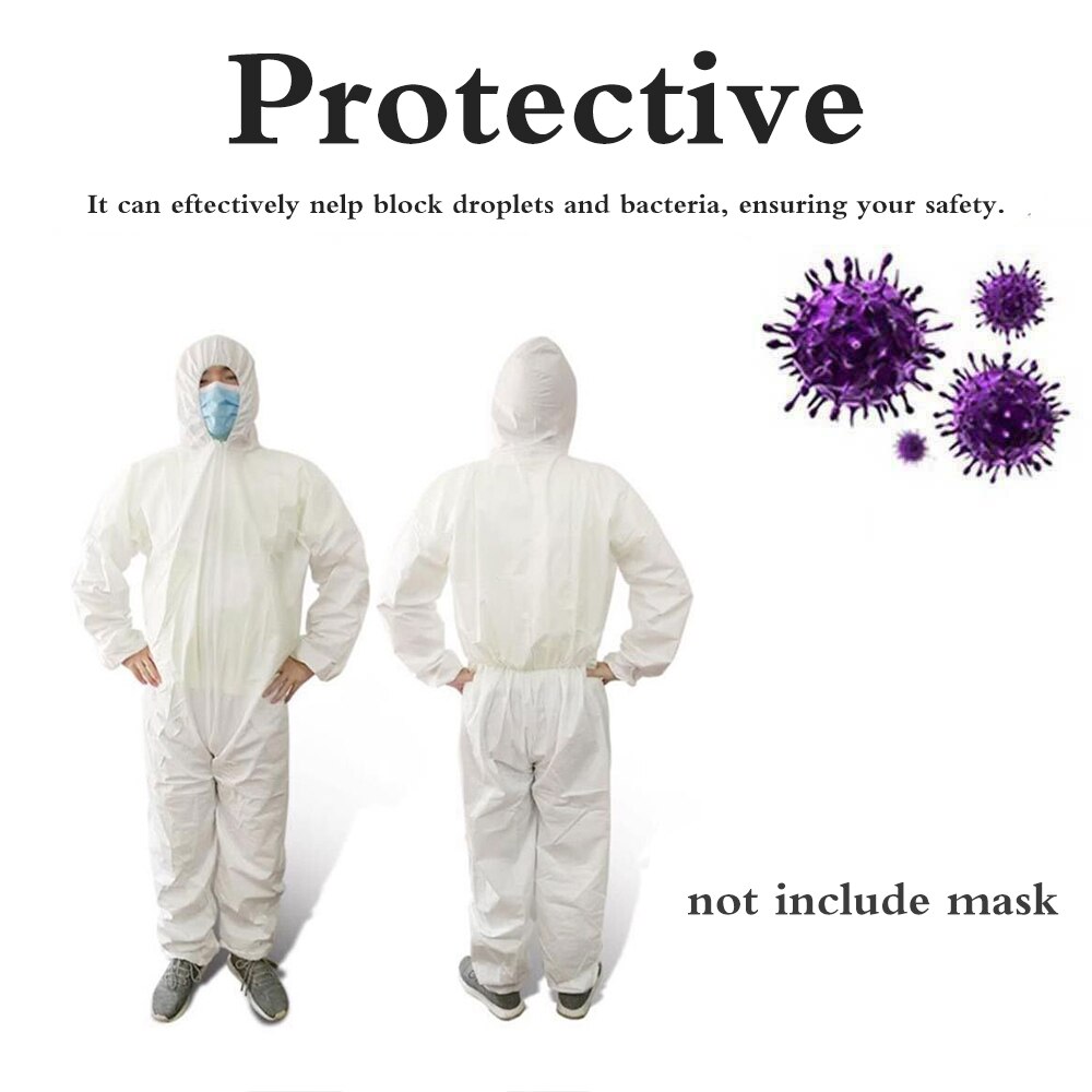 Disposable Protective Clothing Security And Protection Nonwoven Fabric Coverall Clean Room Dustproof Jumpsuit Garment