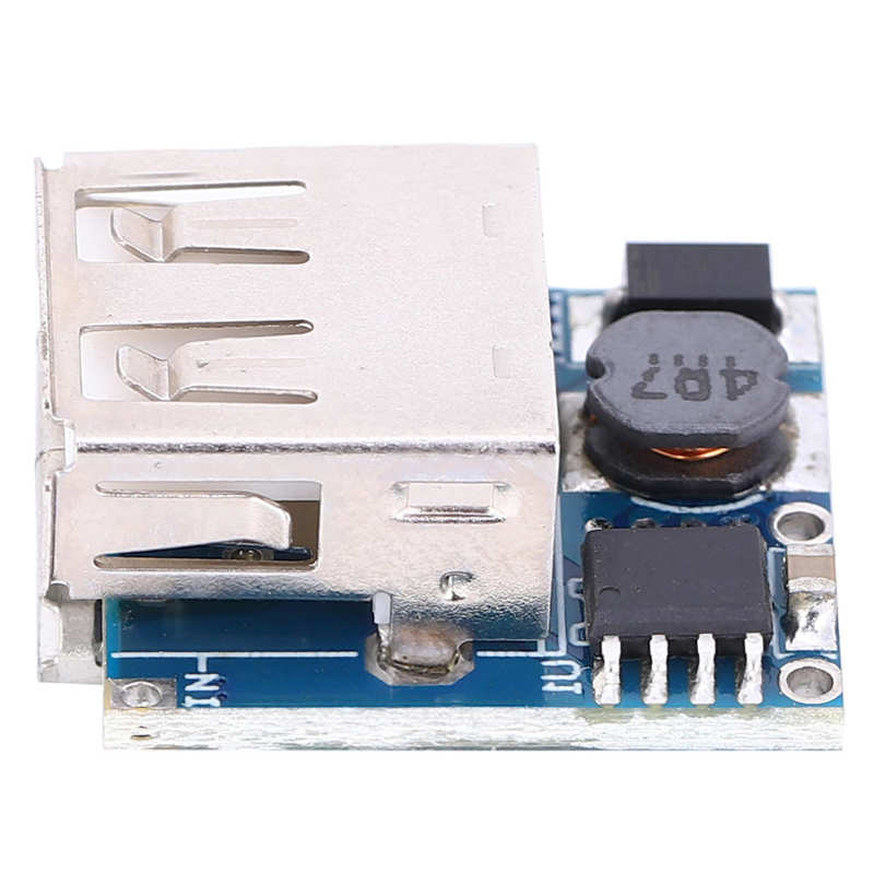 3.7V 4.2V 1A 4R7 Lithium Batterij En Ontladen Module Bescherming Circuit 5V Step Up Printplaat voor 18650 Batterij