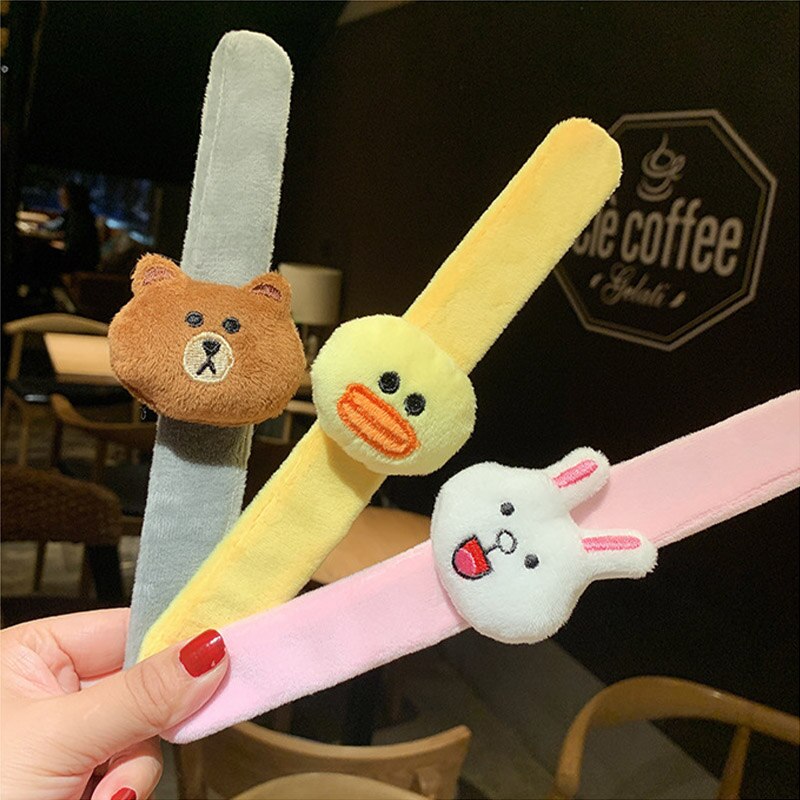 Jouet en peluche pour enfants, de bande dessinée Pop Circle, Bracelet Animal mignon tournesol Crocodile dinosaure, accessoires de décoration