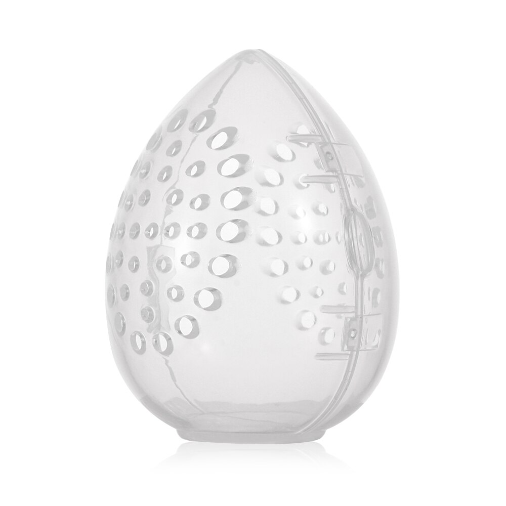 Soporte de secado de esponja a prueba de moho, almacenamiento de esponja fácil de llevar, caja con forma de huevo, soporte para esponjas cosméticas, accesorios, 1 ud.: 1