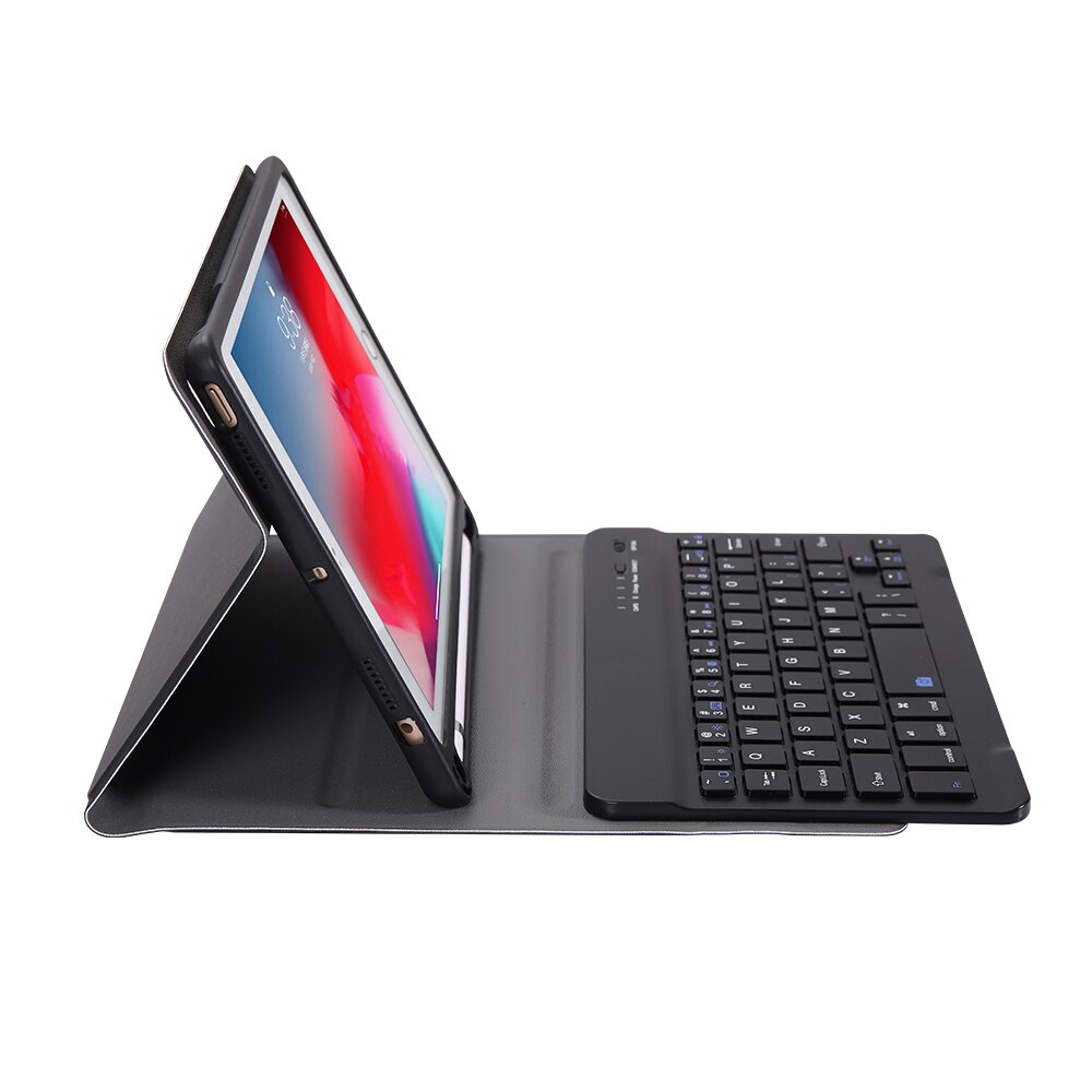 Bluetooth Wireless Keyboard Case Voor Ipad Mini 5 7.9 ''Cover Met Potlood Houder Puleather Case Keyboard Cover Voor mini 5