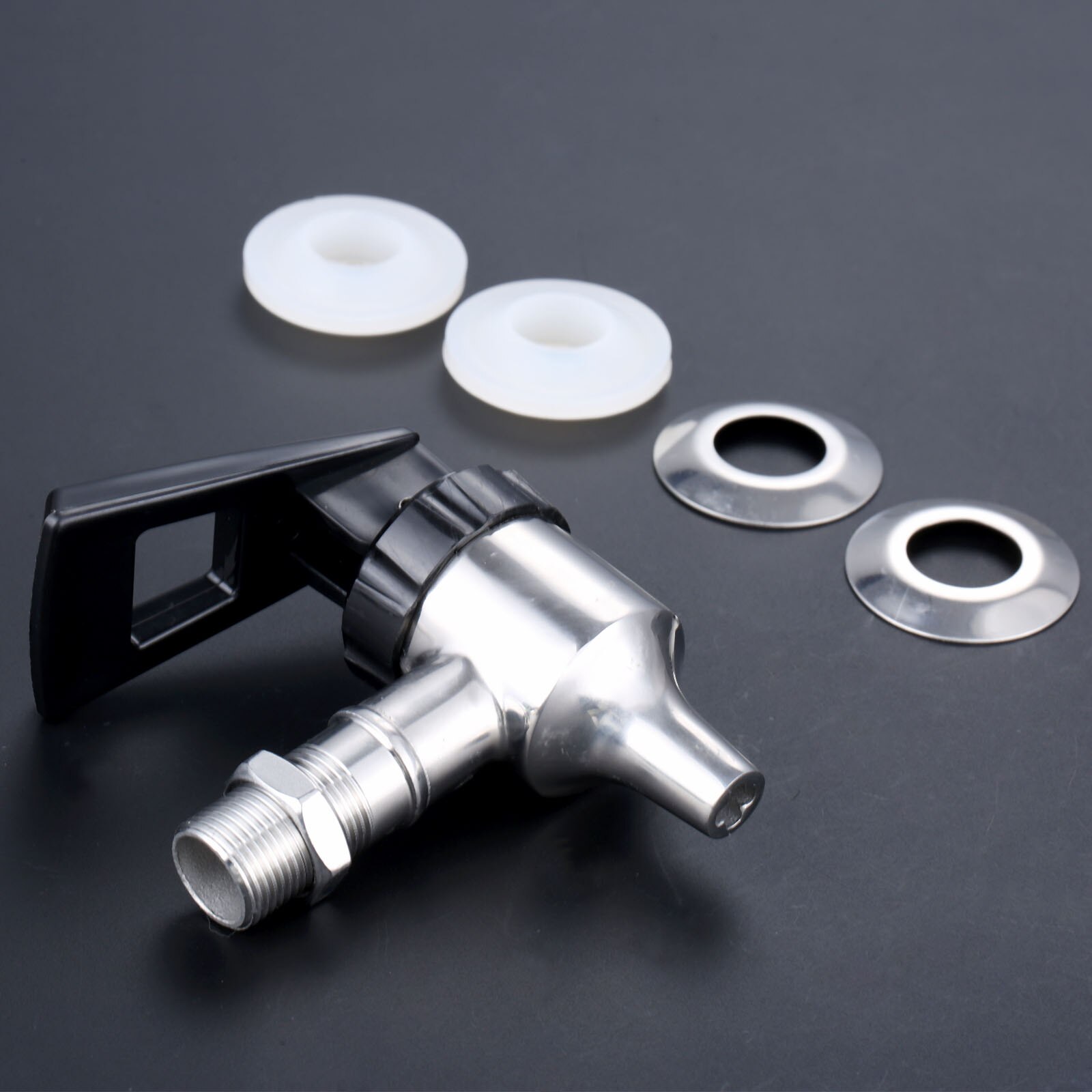 1Pc Tea Water Beverage Tap Faucet Stainless Steel+Plastic Drinks Dispenser Spigot for Juice/Coffee Machine Beer Wine Barrel Tap