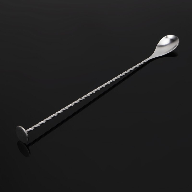 Stainless Steel Cocktail Stirrer Bar Puddler Martini Stirring Spoon