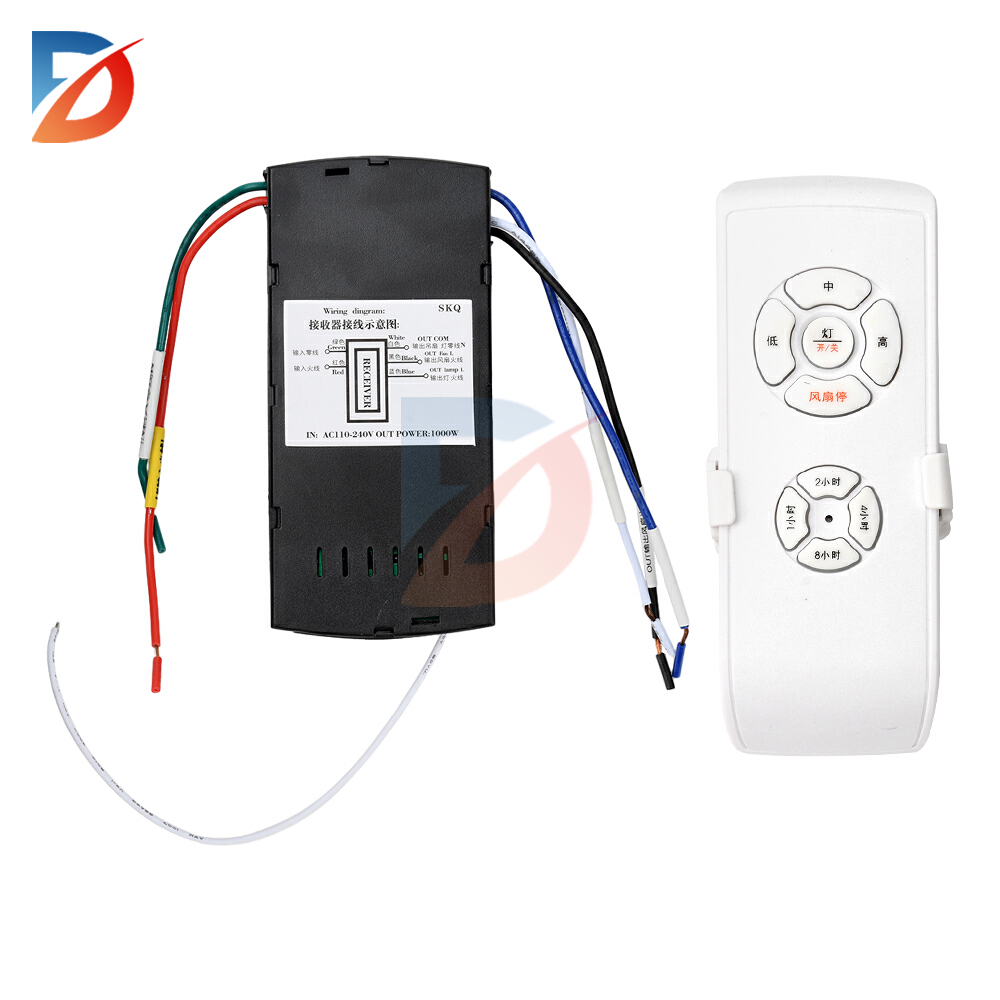 Universell fjärrkontroll för takfläkt, universell fjärrkontroll för fläkt,  ac220-240v trådlösa hastighetskontroller