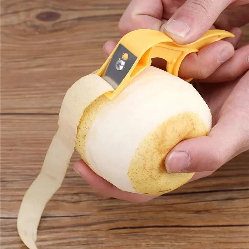 Fruit Appel Kiwi Schäler Orangenschneider Gemüse Edelstahl Schäler Tragbares manuelles Peeling Kartoffelschäler Küchenwerkzeuge