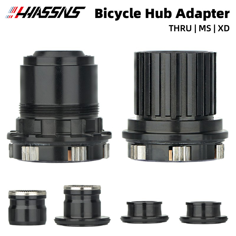 HASSNS PRO7 Mtb Cube XD MS Micro Spline Adapter Freehub QR/THRU Cap 8/9/10/11/12 Speed Bushing