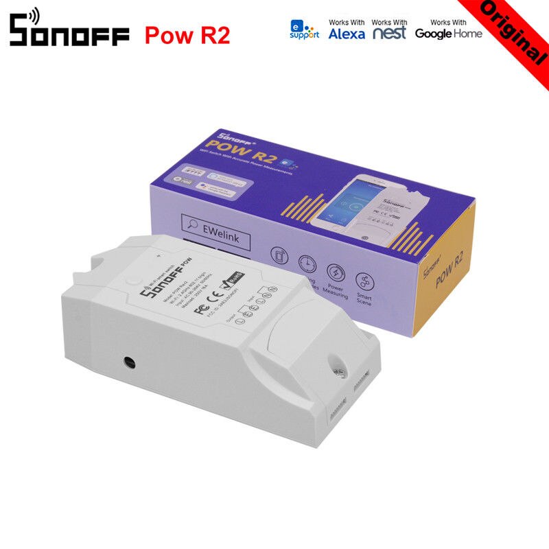 Sonoff Pow R2 WiFi Wireless Switch ON/Off Smart Home With Real Time Power Consumption Measurement Appliance Remote control