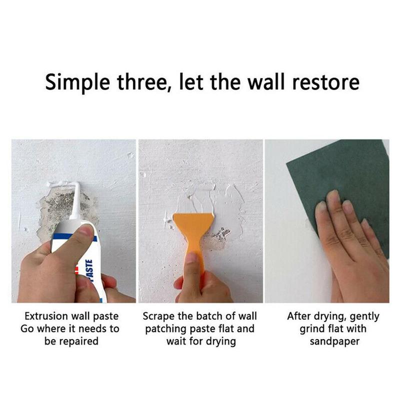 20/100ml Household Wall Mending Agent Wall Repair Cream Wall Crack Nail Repair Agent Walls Peeling Graffiti Gap Repair Paste