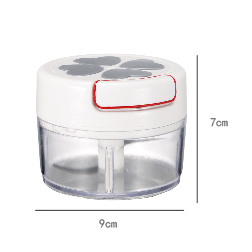 Manual Fruit Vegetable Chopper Meat Grinder Potato Carrot Grater Kitchen Tools Food Cutter Mincer Multifunction Crusher Cutter: Gray