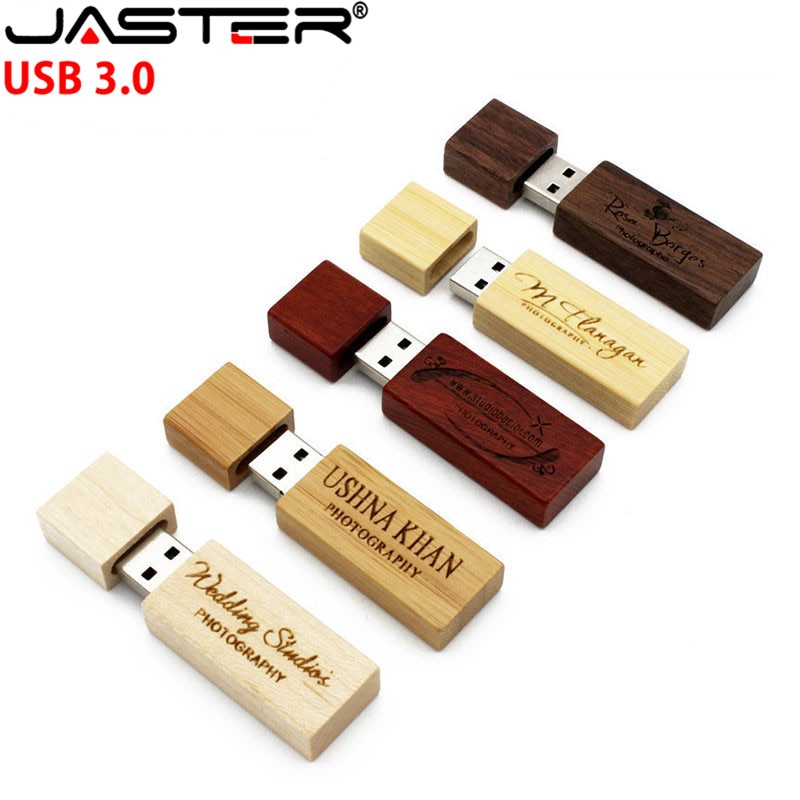 4 gb 8 gb 16 gb 32 gb 64 gb da vara da memória logotipo feito sob encomenda livre da movimentação de madeira da pena da movimentação do flash de usb do bordo do logotipo de jaster usb 3.0