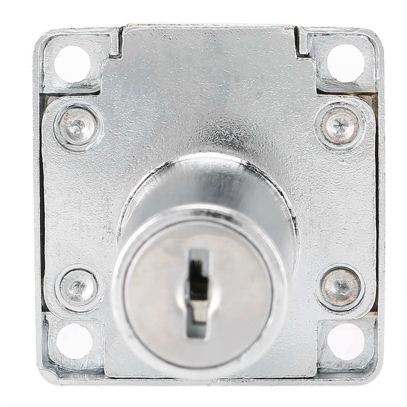 3Pcs/Set Desk Drawer Lock with Key Office Cabinet Wardrobe Mailbox Door Lock Hardware Accessory Household Supplies