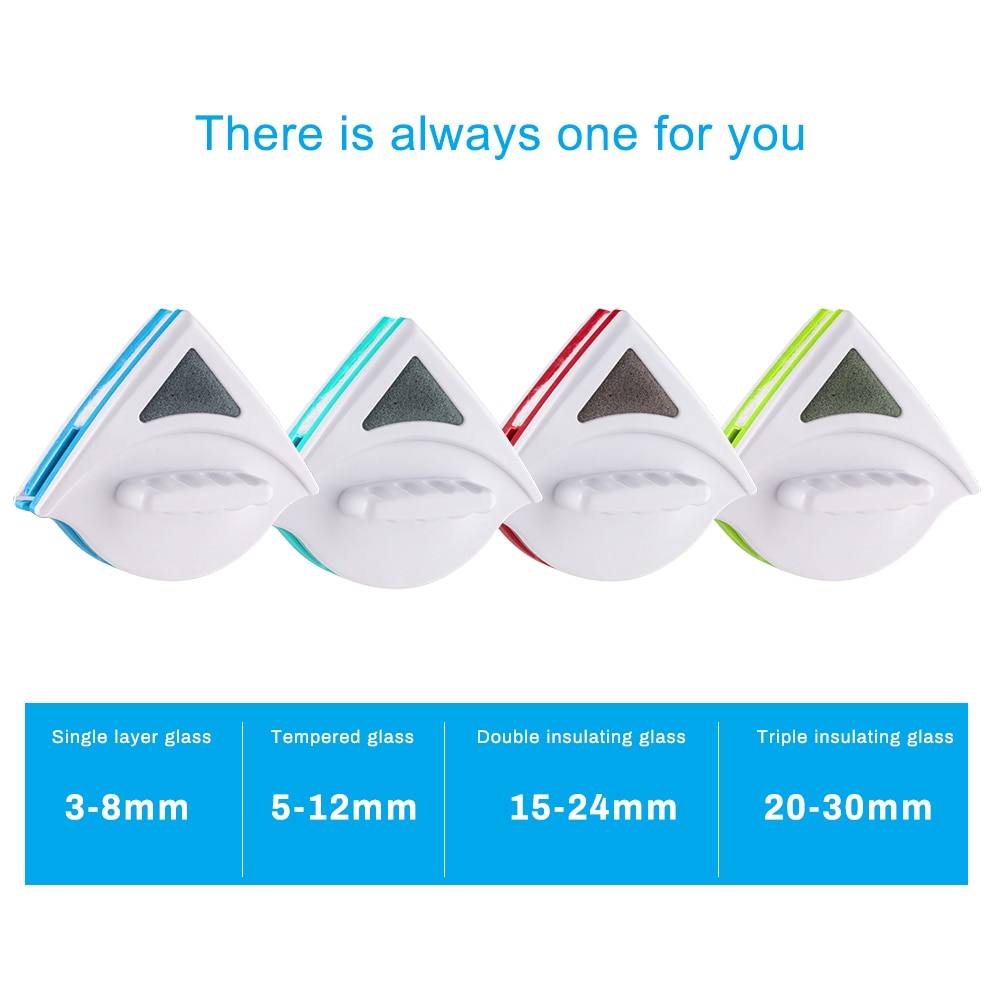 Magnetic Brush for Washing Windows Magnetic Window Cleaner Washer Wiper Clean Glass Magnet for Washing Window Clean Tools 3-30cm