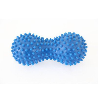 1Pcs Durable PVC Spiky Massage Ball Trigger Point Sport Fitness Hand Foot Pain Relief Plantar Fasciitis Reliever Fitness tools: sky blue