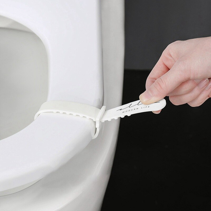 Silicone Toilet Seat Holder Sanitary Closestool Cover Toilet Seat Cover Lift Hand Toilet Lid Handle Flip Opener Bathroom Supply: W