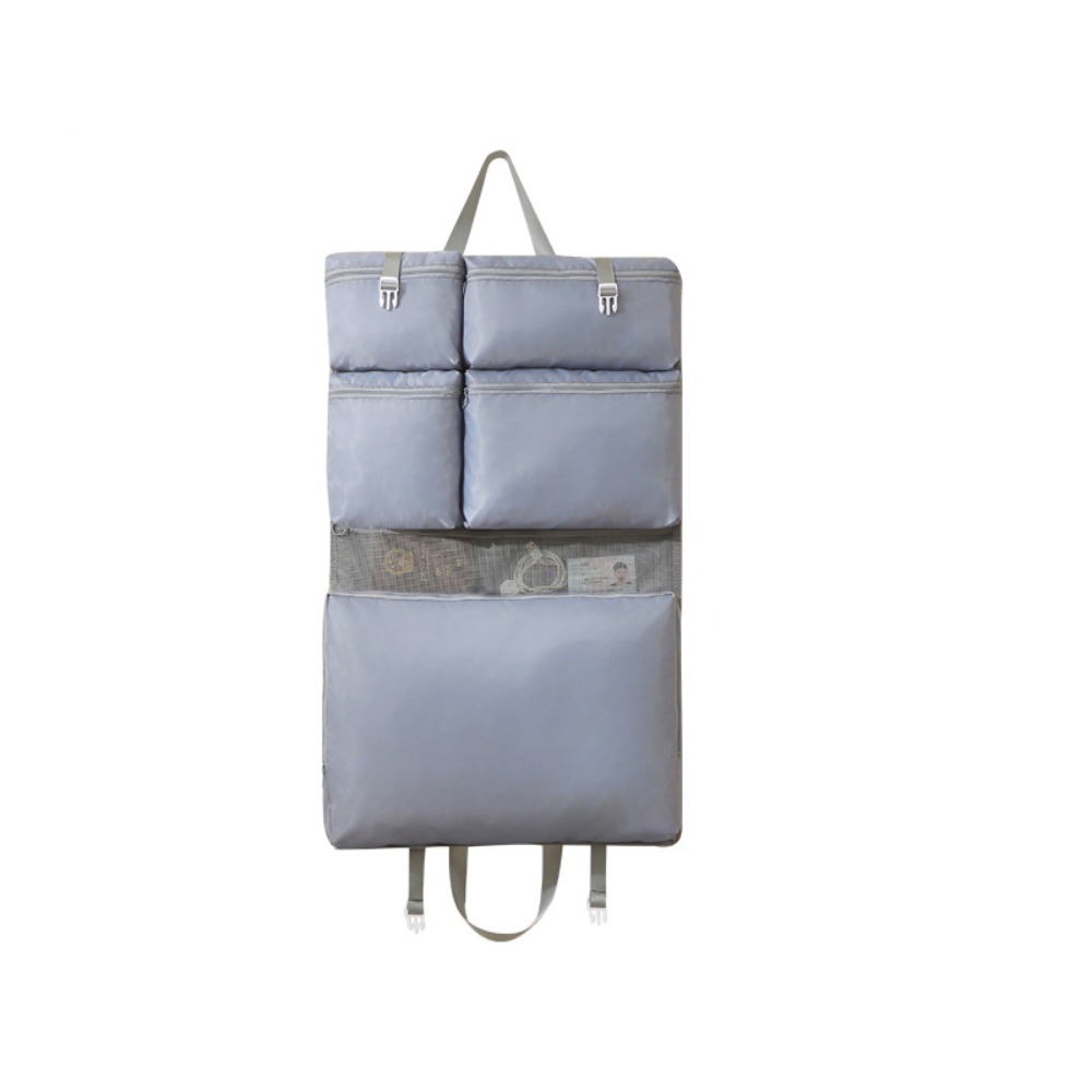 6 in 1/8 in 1 Travel Luggage Bag Hanging Large Capacity Luggage Storage Bag Moisture-proof Dustproof Foldable Storage Bag: black