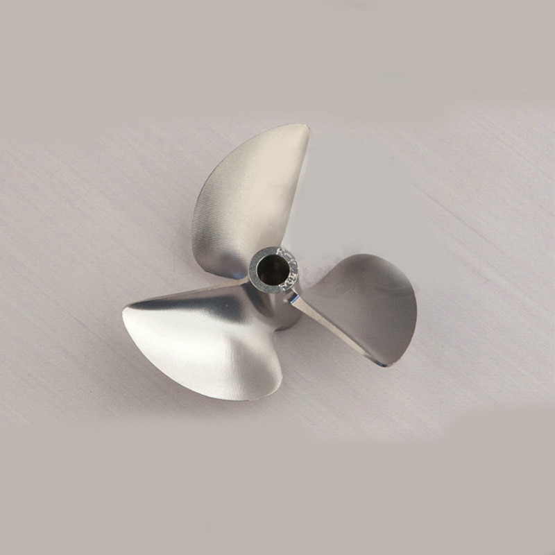 1PC Model Boat Propeller CNC Paddle 36-60mm 3 Blades Props Aperture 3.18mm/4.76mm Pitch 1.4 CW/CCW Propellers for RC Racing Ship