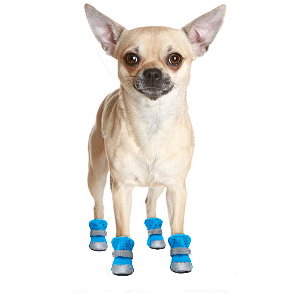 Waterdichte Hond Schoenen Warm Pet Winter Honden Schoenen Sokken Reflecterende Anti-slip Regen Snowboots Laarsjes Voor Kleine Honden katten Chihuahua