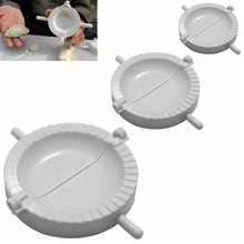 3Pcs 7Cm/8Cm/10Cm Keuken Knoedel Mallen Plastic Deeg Druk Dumpling Pie Ravioli Mould koken Pastry Chinese Voedsel Jiaozi Maker