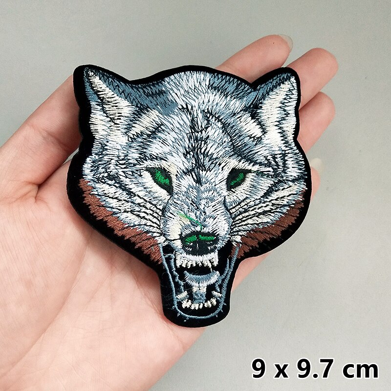 Tijger Wolf Adelaar Borduurwerk Patches Ijzer Op Patch Geborduurde Patchs Badge Applicaties Dier Voor Kleding Stickers Rugzak Zakken: 712