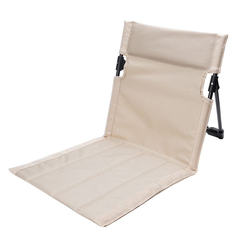 Chaise d'extérieur, poteau de support en alliage d'aluminium, chaise de pelouse, chaise pliante étendue portable de camping pour plage paresseuse, chaise de pelouse: WHITE