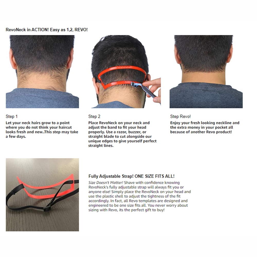 Molde de corte de pelo para barbería, molde para cortar el cuello, guía de línea, plantilla de cortes de pelo, herramienta DIY, plantilla para el pelo, línea para el cuello