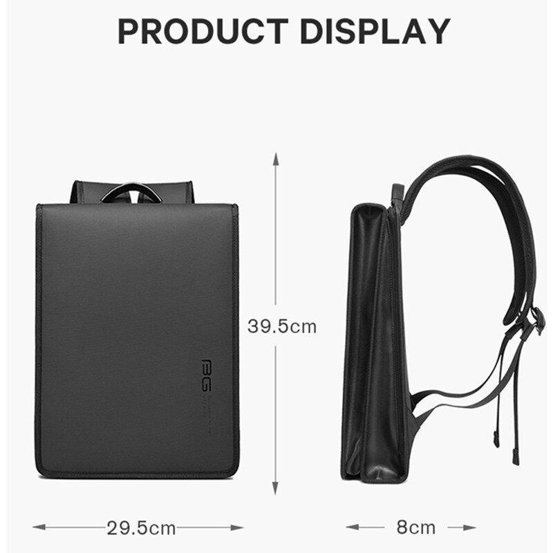 Bange Zakelijke Rugzak Mannen Usb Anti-Diefstal Computer Tas Grote Capaciteit 14.1 Inch Laptop Rugzak Mannen Elegante waterdicht