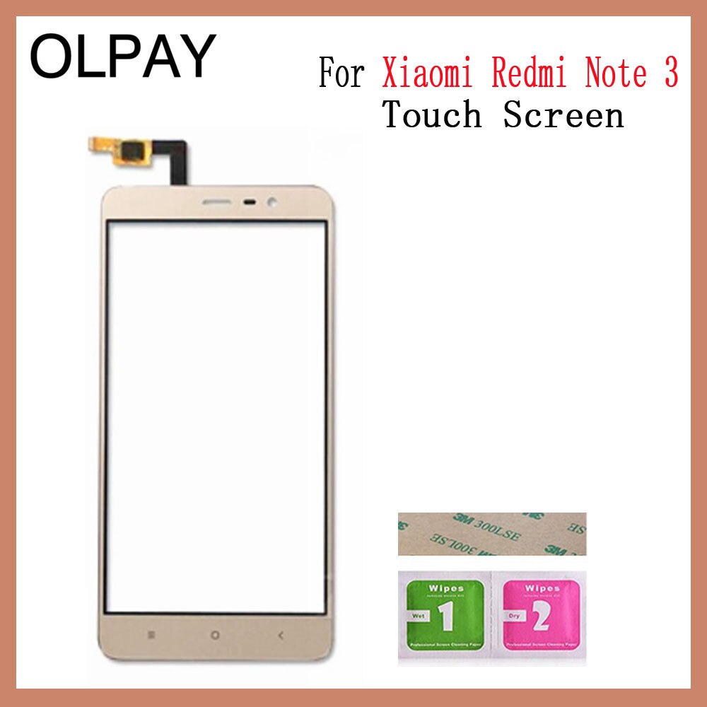 Mobile Phone 5.5'' inch Touch Screen For Xiaomi Redmi Note 1 Note 2 Note 3 Note 4 Note 5A Touch Glass Digitizer Sensor Repair: Gold Redmi Note 3